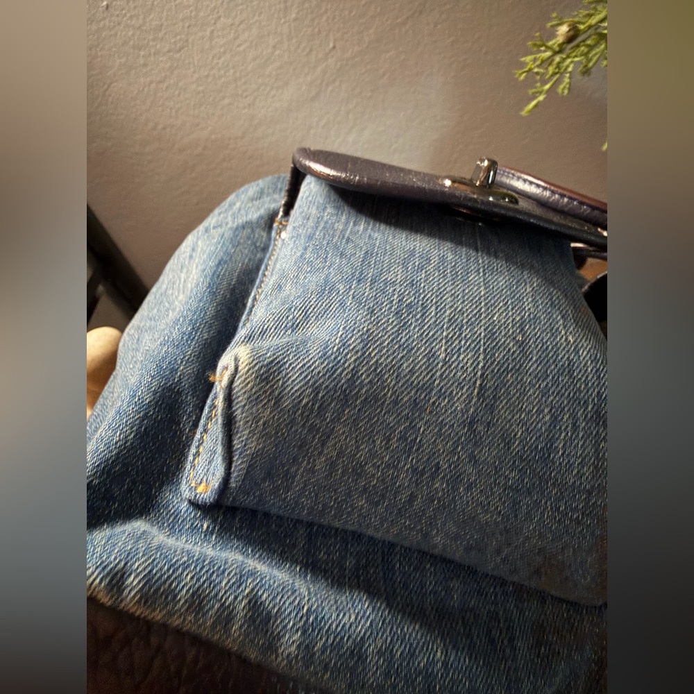 Coach Rucksack Backpack in Colorblock Denim - Picture 9 of 15